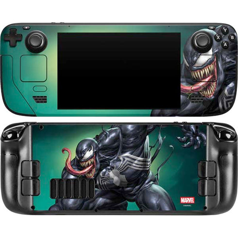 Marvel Venom Symbiote Steam Deck Handheld Gaming Computer Skin