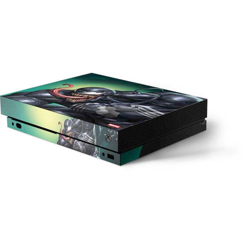Marvel Venom Symbiote Xbox One X Console Skin