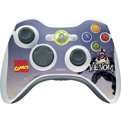 Marvel Classic Comics Venom Xbox 360 Wireless Controller Skin