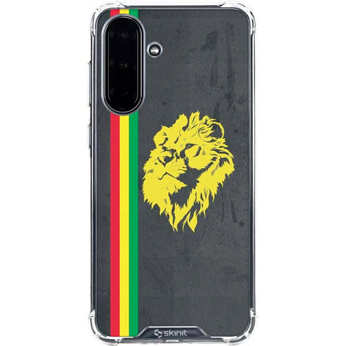 Vertical Banner - Lion of Judah Galaxy A36 5G Clear Case