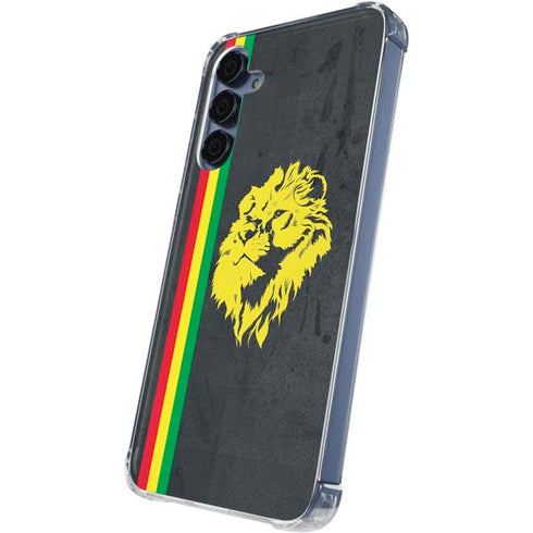 Vertical Banner - Lion of Judah Galaxy A55 5G Clear Case