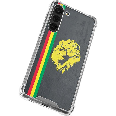 Vertical Banner - Lion of Judah Galaxy S24 FE Clear Case