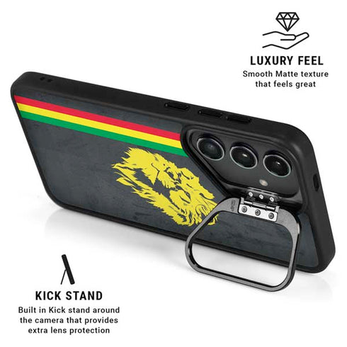Vertical Banner - Lion of Judah Galaxy S24 Plus Kickstand Case