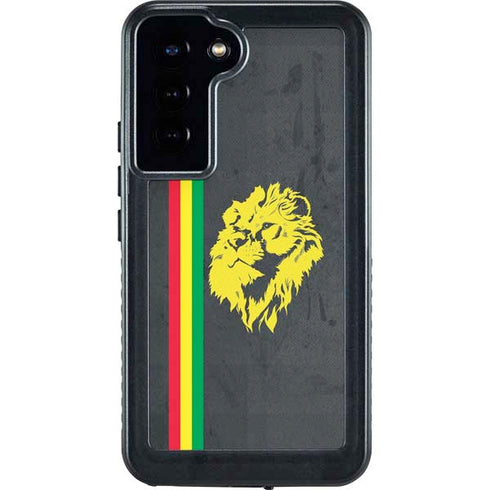 Vertical Banner - Lion of Judah Galaxy S24 Plus Waterproof Case