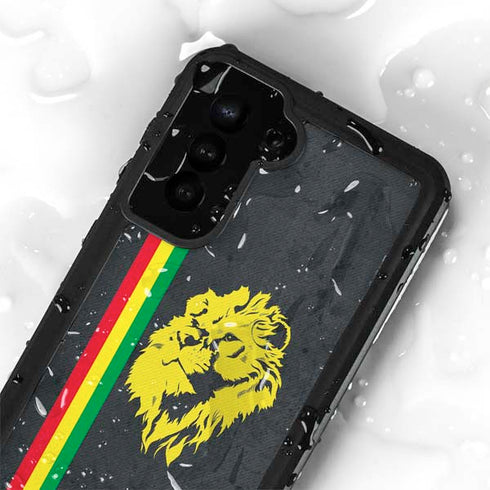 Vertical Banner - Lion of Judah Galaxy S24 Plus Waterproof Case