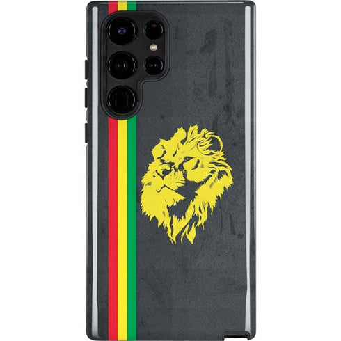 Vertical Banner - Lion of Judah Galaxy Cases