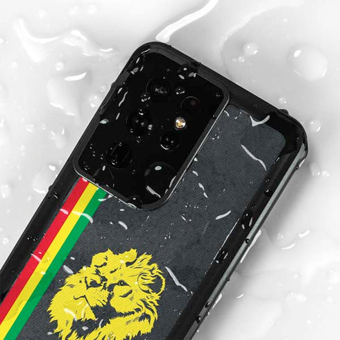 Vertical Banner - Lion of Judah Galaxy S24 Ultra Waterproof Case