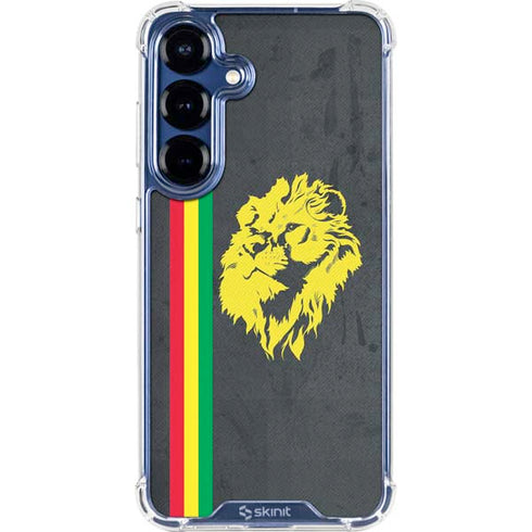 Vertical Banner - Lion of Judah Galaxy S25 Clear Case