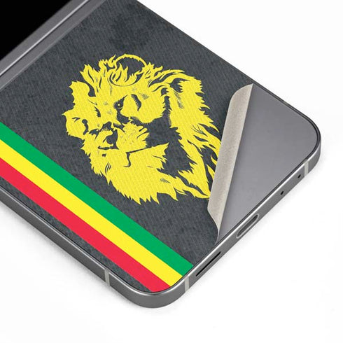 Vertical Banner - Lion of Judah Galaxy Z Flip6 Skin