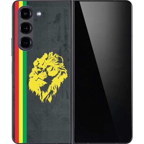 Vertical Banner - Lion of Judah Galaxy Z Fold5 5G Skin