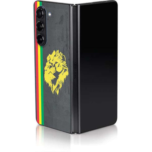 Vertical Banner - Lion of Judah Galaxy Z Fold5 5G Skin