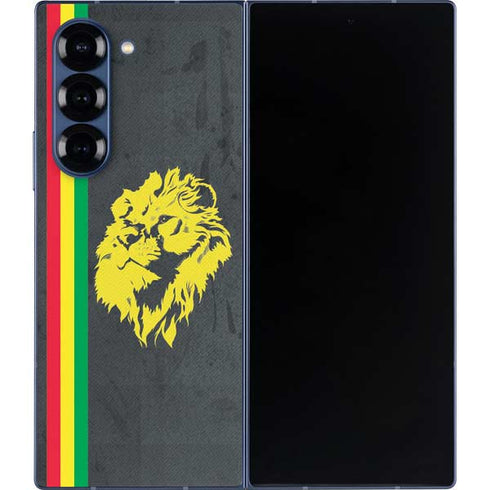 Vertical Banner - Lion of Judah Galaxy Z Fold6 Skin