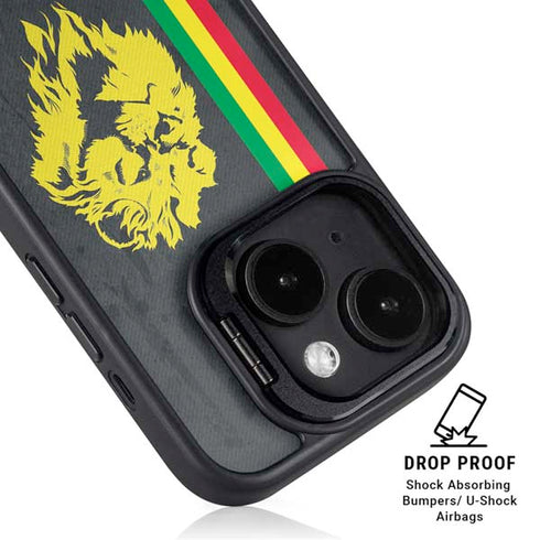 Vertical Banner - Lion of Judah iPhone 14 Kickstand Case