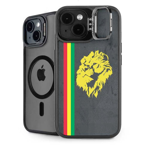Vertical Banner - Lion of Judah iPhone 15 Plus Kickstand Case