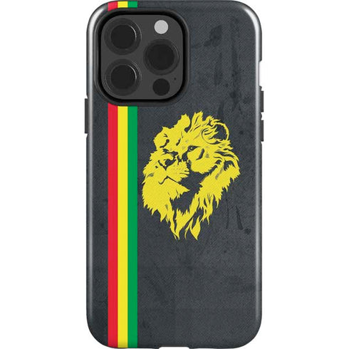 Vertical Banner - Lion of Judah iPhone 15 Pro Impact Case