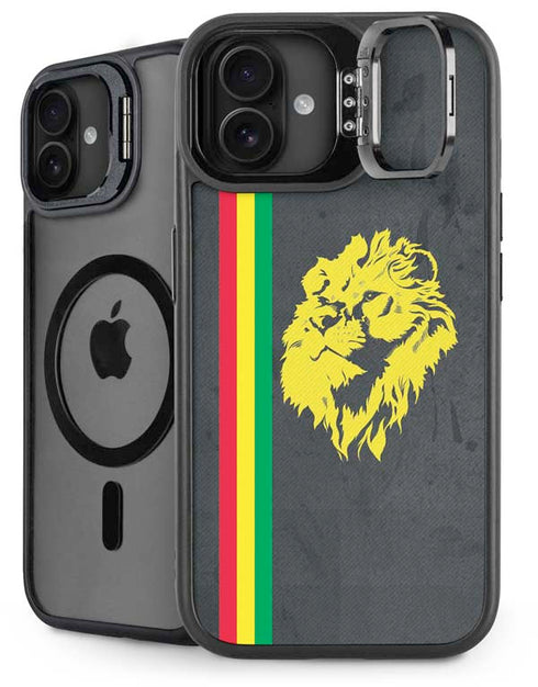 Vertical Banner - Lion of Judah iPhone 16 Plus Kickstand Case