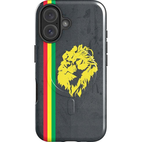 Vertical Banner - Lion of Judah iPhone 16 Plus Magsafe Impact Case