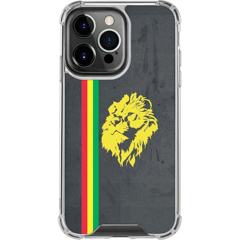 Vertical Banner - Lion of Judah iPhone 16 Pro Clear Case