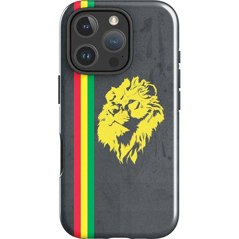 Vertical Banner - Lion of Judah iPhone 16 Pro Impact Case