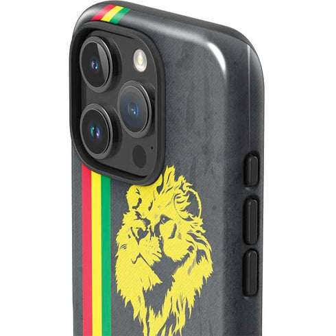 Vertical Banner - Lion of Judah iPhone 16 Pro Impact Case