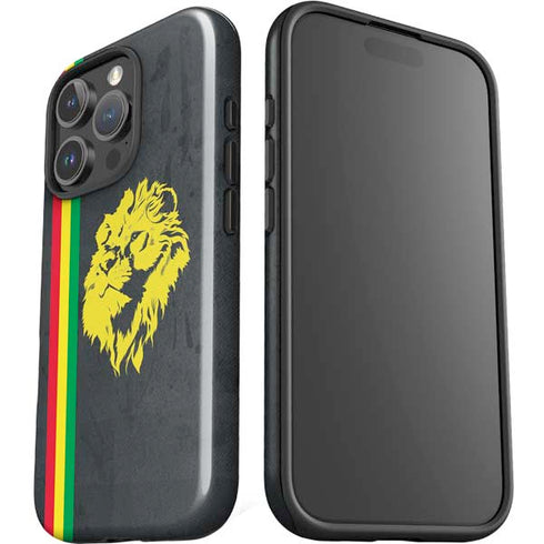 Vertical Banner - Lion of Judah iPhone 16 Pro Impact Case