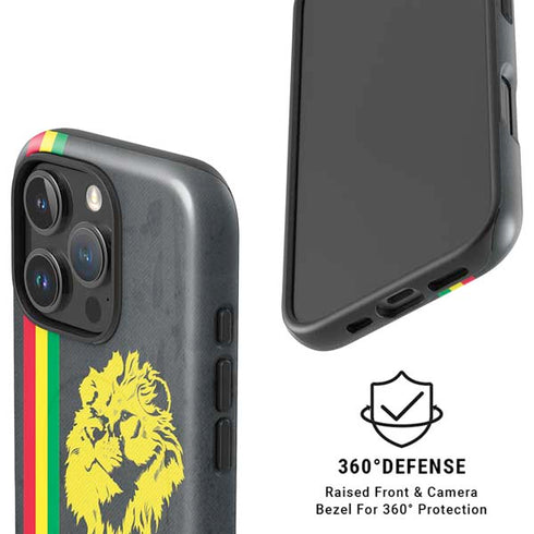 Vertical Banner - Lion of Judah iPhone 16 Pro Magsafe Impact Case