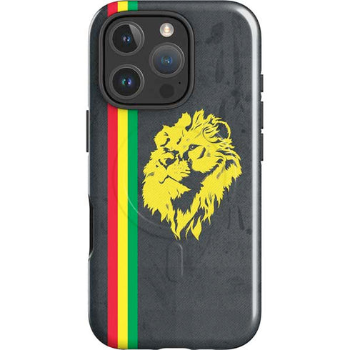 Vertical Banner - Lion of Judah iPhone 16 Pro Max Magsafe Impact Case