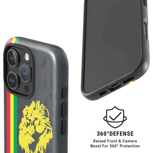 Vertical Banner - Lion of Judah iPhone 16 Pro Max Magsafe Impact Case