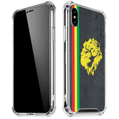 Vertical Banner - Lion of Judah iPhone X/XS Clear Case