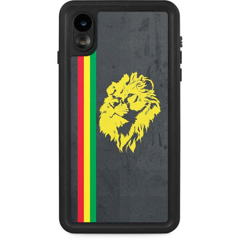 Vertical Banner - Lion of Judah iPhone Cases