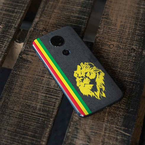 Vertical Banner - Lion of Judah Moto E5 Plus Skin