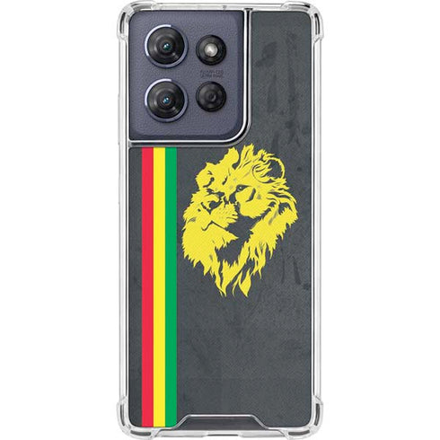 Vertical Banner - Lion of Judah Moto G 5G (2025) Clear Case