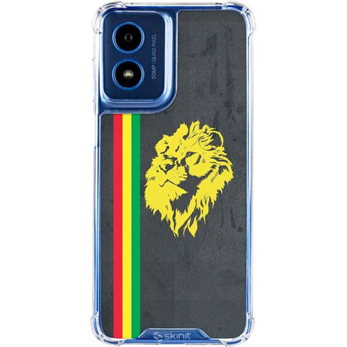 Vertical Banner - Lion of Judah Moto G 5G (2024) Clear Case