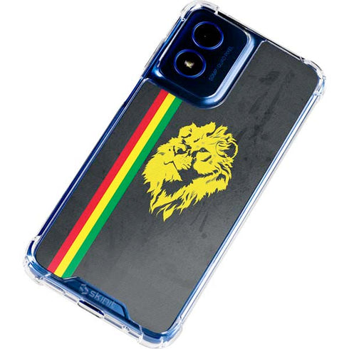 Vertical Banner - Lion of Judah Moto G 5G (2024) Clear Case