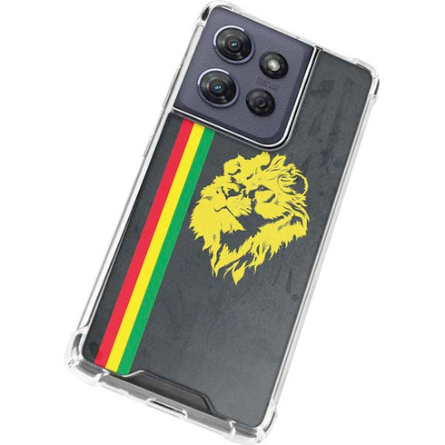 Vertical Banner - Lion of Judah Moto G Play 5G (2025) Clear Case