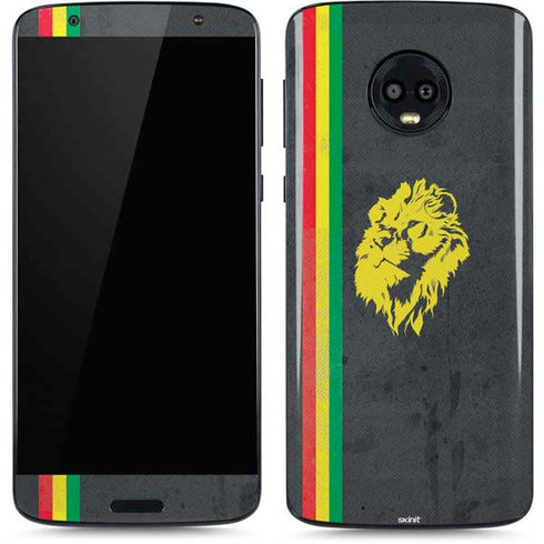 Vertical Banner - Lion of Judah Moto G6 Skin