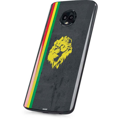 Vertical Banner - Lion of Judah Moto G6 Skin