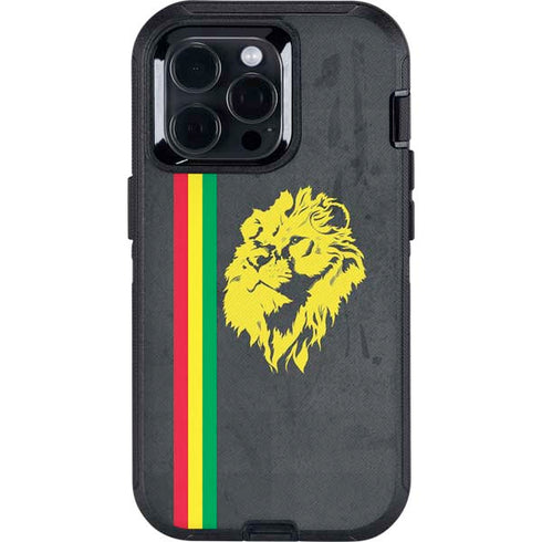 Vertical Banner - Lion of Judah Otterbox Defender iPhone Skin