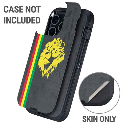 Vertical Banner - Lion of Judah Otterbox Defender iPhone Skin