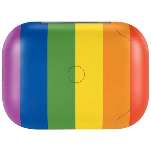 Vertical Rainbow Flag Amazon Echo Buds Skin
