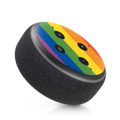 Vertical Rainbow Flag Amazon Echo Dot Skin