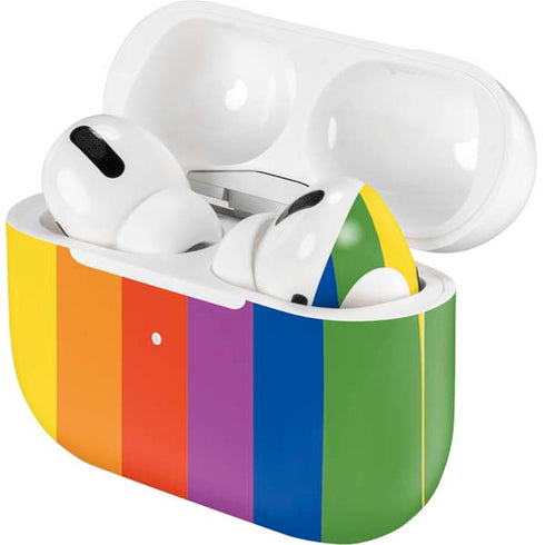 Vertical Rainbow Flag AirPods Skins