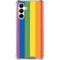Vertical Rainbow Flag Galaxy A16 5G Clear Case