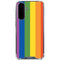 Vertical Rainbow Flag Galaxy A36 5G Clear Case