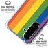 Vertical Rainbow Flag Galaxy A36 5G Clear Case