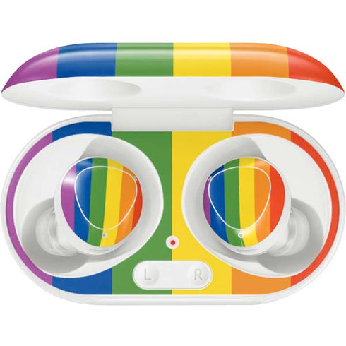 Vertical Rainbow Flag Galaxy Buds Plus Skin