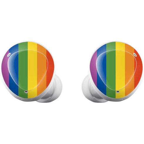 Vertical Rainbow Flag Galaxy Buds Plus Skin