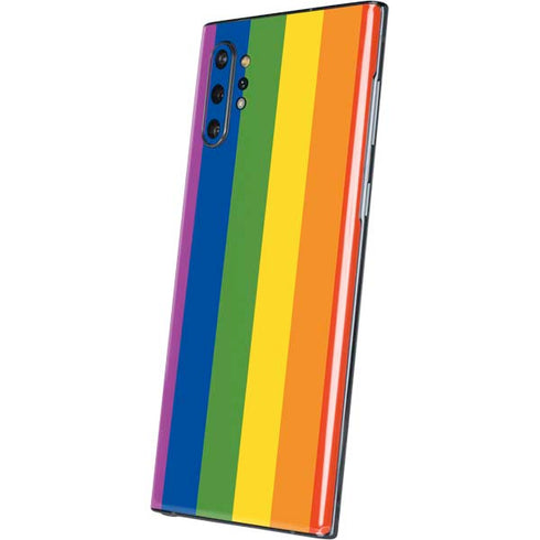 Vertical Rainbow Flag Galaxy Note 10 Plus Skin