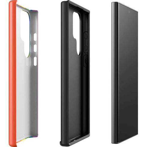 Vertical Rainbow Flag Galaxy S23 Ultra Pro Case