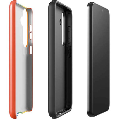 Vertical Rainbow Flag Galaxy S25 Impact Case